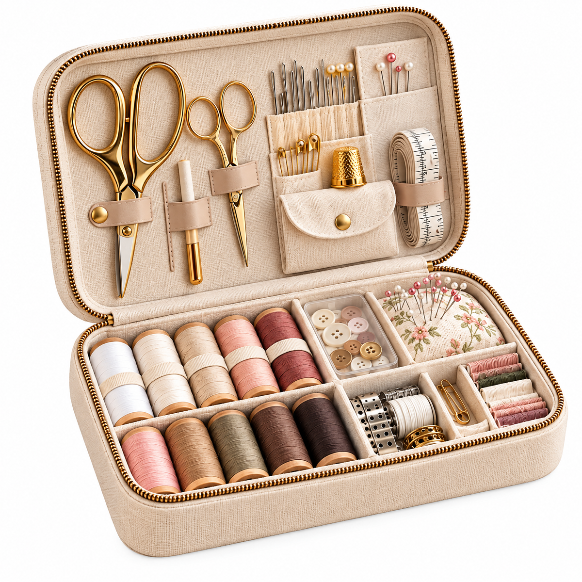 Home Sewing Kit - white background