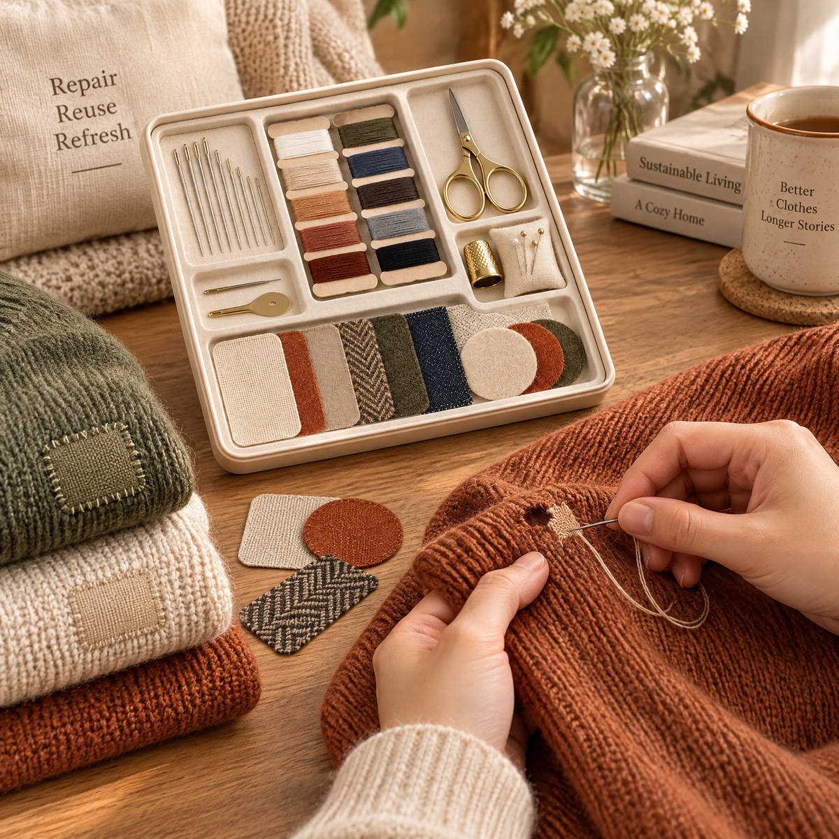 Fabric Repair Kit - lifestyle scene