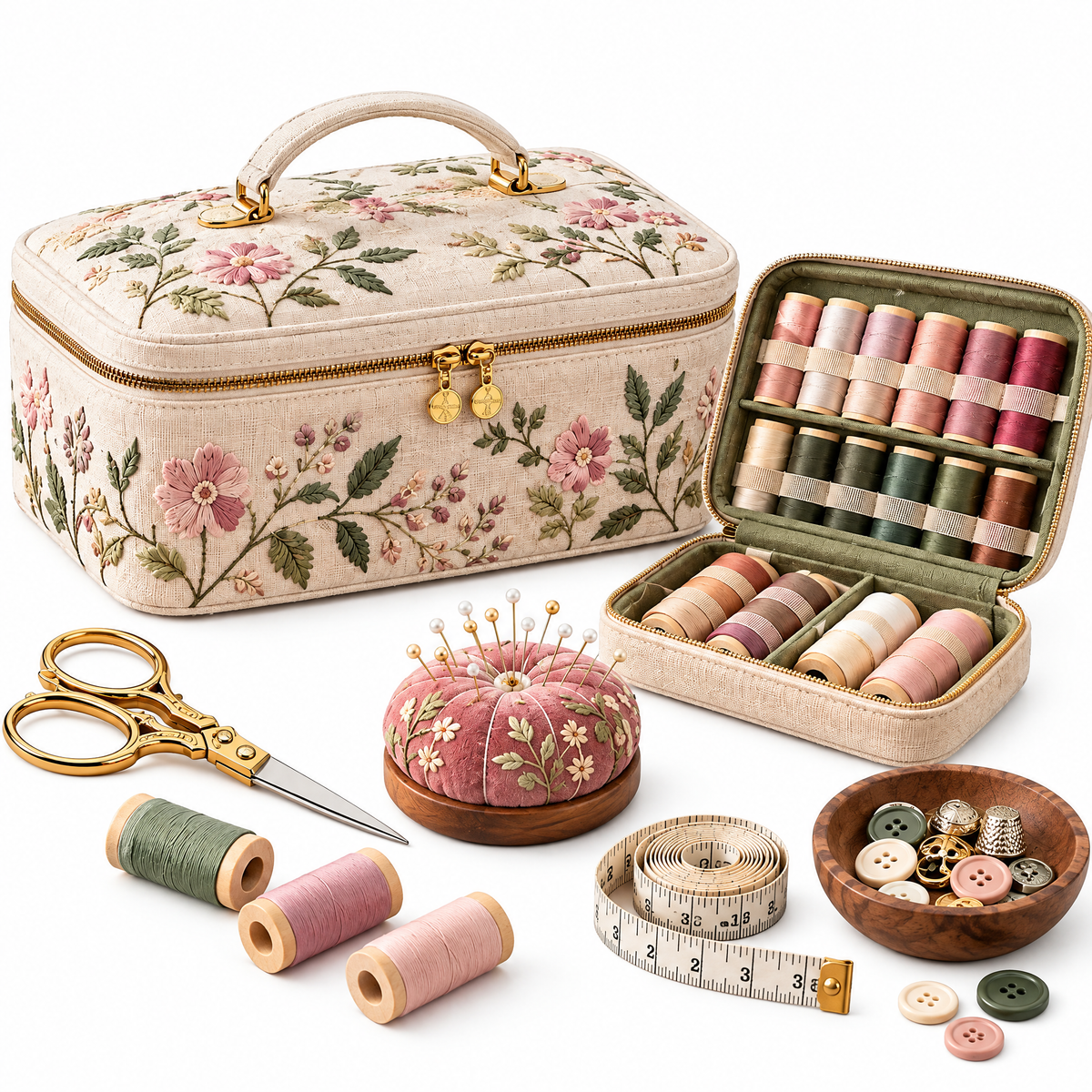 Sewing Essentials Collection - white background