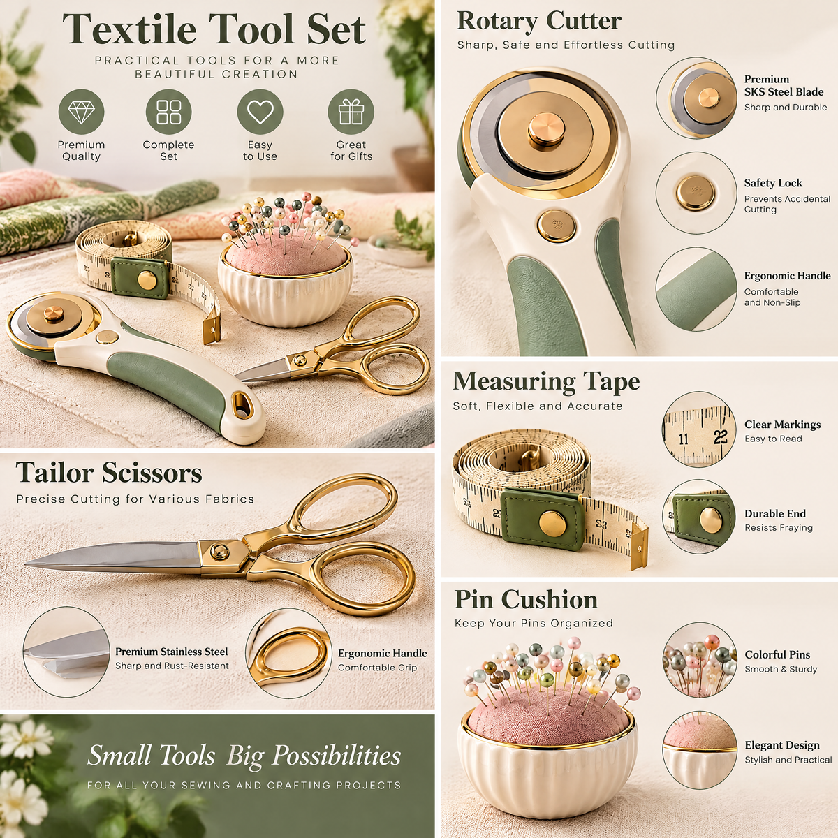 Textile Tool Set - product details